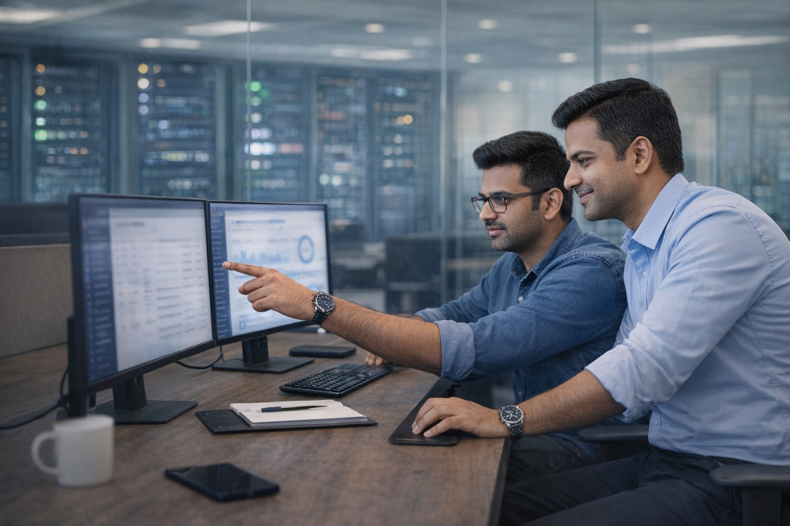 Indian email migration consultant validating mailbox data and DNS records