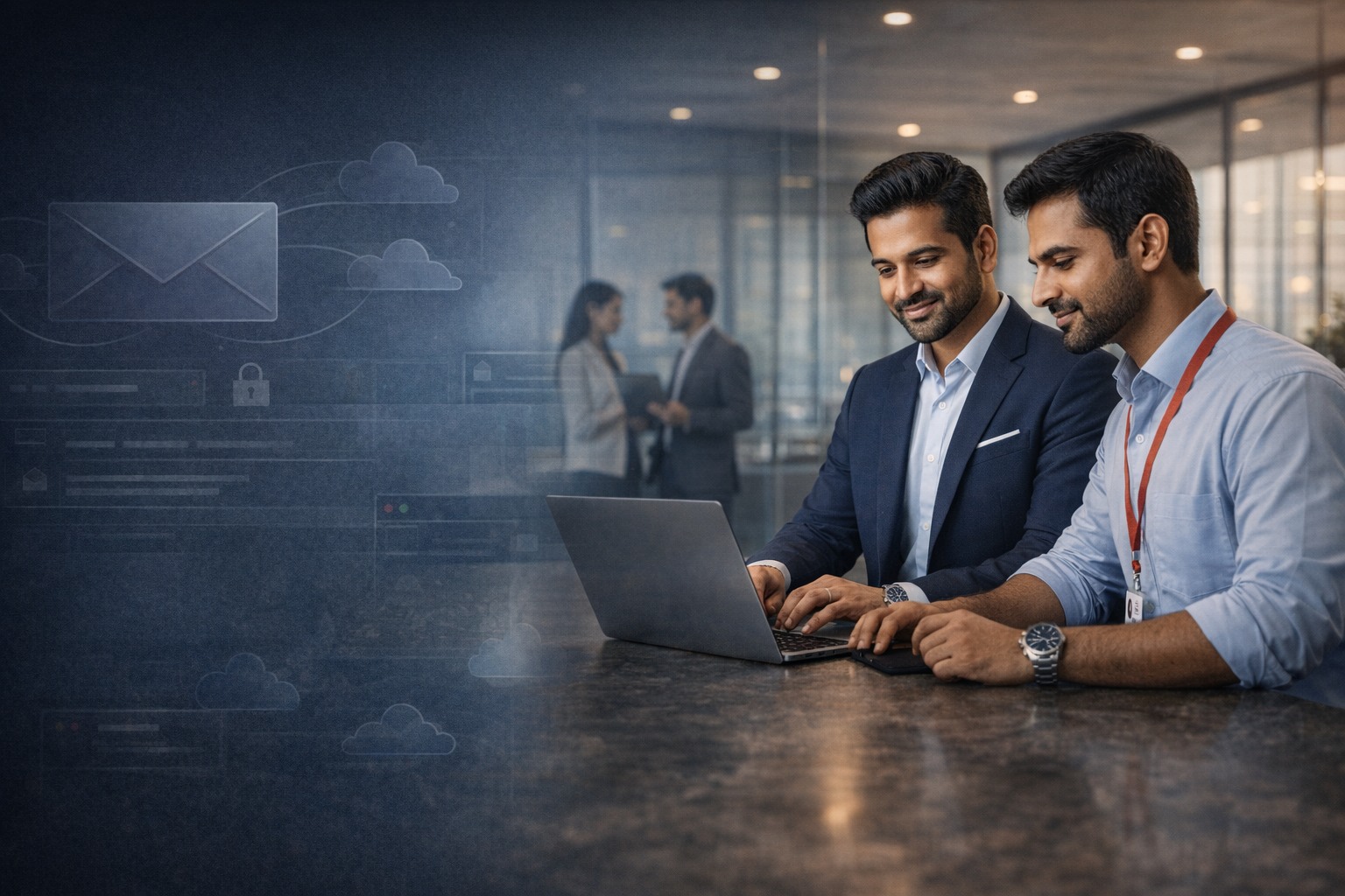 Indian startup team choosing cost-effective Zoho Mail business email plans
